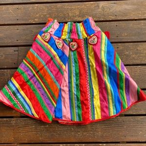 Semilinener Berlin color designer Rainbow skirt